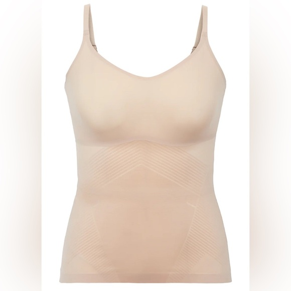 SPANX Thinstincts 2.0 Champagne Beige Shapewear Camo Tank Top - Picture 3 of 12